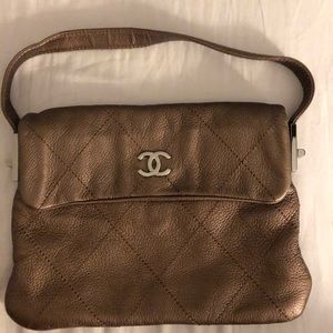 CHANEL LAMBSKIN SHOULDER BAG